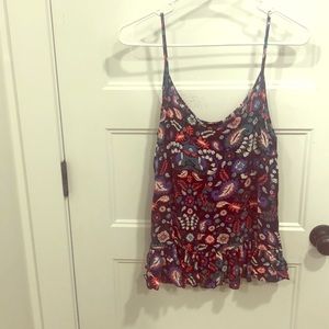 Floral tank top